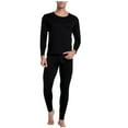 thumbnail image 1 of lmcalzta Mens Thermal Sets Long John 2 Piece Underwear Tops and Pants Pajama, 1 of 9