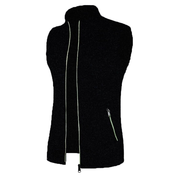 lmcalzta Mens Vest Jackets Sleeveless Zip up Stand Collar Coats with Pockets Fall Winter Casual Outdoor Solid Color Jacket