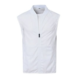 GWAABD Men's Lightweight Jackets Men's Sleeveless V Neck Zip GWAABD Men's Lightweight Jackets Men's Sleeveless V Neck Zip
