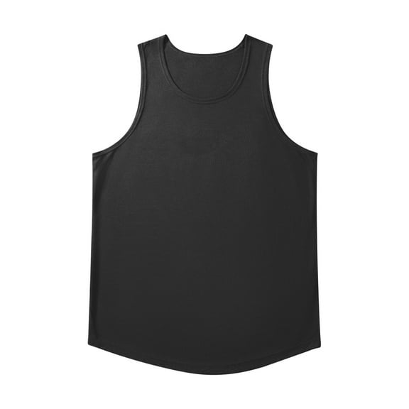 lmcalzta Mens Workout Tank Tops Sleeveless Crewneck T Shirts Quick Drying Summer Athletic Gym Running Basketball Tank Tops
