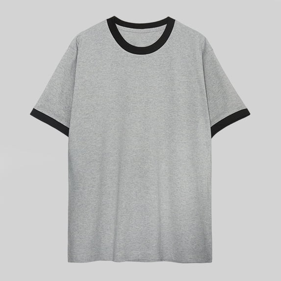 lmcalzta Oversized Mens T-Shirts Crew Neck Loose Fitted Lightweight Casual Tees Athletic Basic Cotton Tshirts Tops