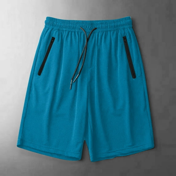 lmcalzta Plus Size Running Shorts for Men with Zipper Pockets S-5xl Mesh-Lined Gym Shorts 4-Way Stretch Athletic Shorts
