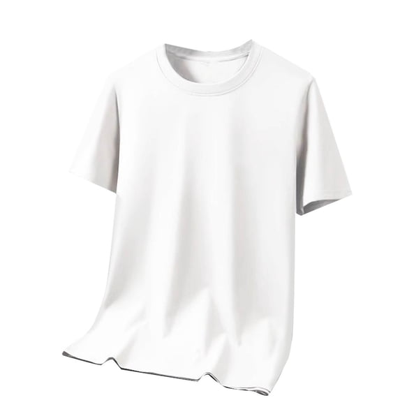 lmcalzta Plus Size Tshirts Shirts for Men Crewneck Lightweight Soft T-Shirt Tee Short Sleeve Summer Casual T-Shirts