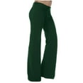 thumbnail image 1 of lmcalzta Plus Size Womens Yoga Pants Drawstring Low Waisted Stretch Slimming Skinny Flared Pants with Pockets Casual Workout GymA Trousers, 1 of 9