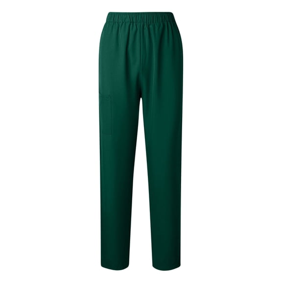 lmcalzta Scrub for Men Plus Size Elastic Waist Stretch Stright Leg Pants with Pockets(3XL-5XL)