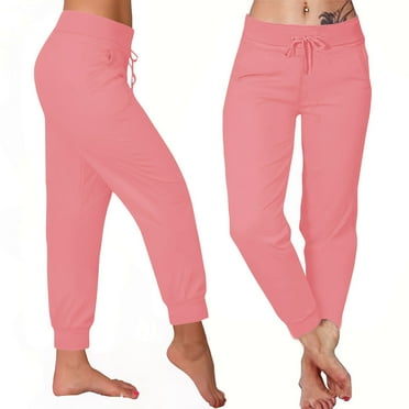 lmcalzta Sweatpants Womens Drawstring Low Waisted Joggers with Pockets Gym Workout Outdoor Running Trousers