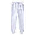 thumbnail image 1 of lmcalzta Sweatpants for Women Fleece Drawstring Elastic Waisted Lightweight Workout Joggers with Pockets Casual Gym Running Trousers, 1 of 2