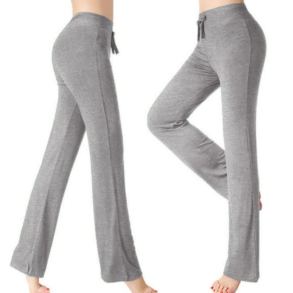 lmcalzta Sweatpants for Womens High Waisted Drawstring Slim Fitted Casual Trousers Fall Solid Color Workrout Yoga Pants