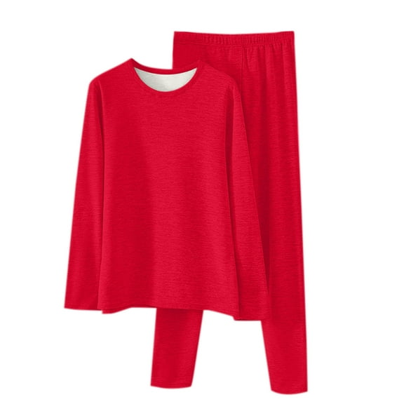 lmcalzta Thermal Underwear for Men Long John Set with Fleece Lined Base Layer Tops Bottom