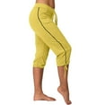 thumbnail image 1 of lmcalzta Womens Capri Pants Summer Elastic Drawstring Joggers Loose Comfy Cotton 2025 Cropped Trousers, 1 of 7