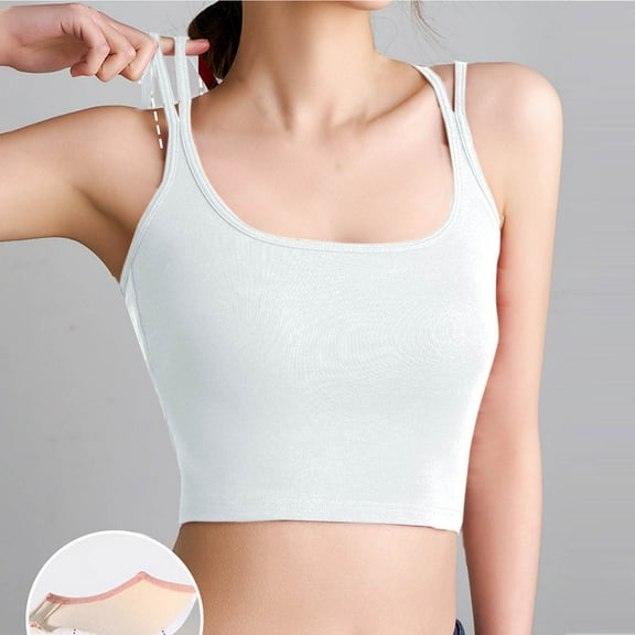 lmcalzta Womens Crop Camisole Tank Tops Square Neck Slim Fitting Spaghetti Strap Cami Undershirts