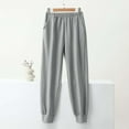 thumbnail image 1 of lmcalzta Womens Joggers Elastic Waisted Loose Sweatpants Summer Casual Loungewear Comfy Trousers, 1 of 9