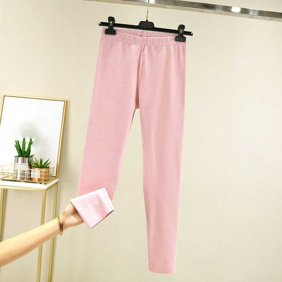 lmcalzta Womens Long Johns Thermal Underwear Bottom Pants Base Layers Fall Winter Thick Warm Sleep Pants