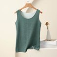 thumbnail image 1 of lmcalzta Womens Sleeveless Tank Tops Dressy Casual Crew Neck Cotton Undershirts Solid Color Basic Tees, 1 of 6