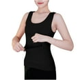 thumbnail image 1 of lmcalzta Womens Thermal Tank Tops Crew Neck Sleeveless Fleeced Lined Undershirts Fall Winter Tank Tops, 1 of 4