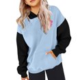 thumbnail image 1 of lnmuld 2 Piece Girls Boys Outfits Casual Outfits Warm Long Sleeve Hoodie and Pants Sweatsuit Set for Kids Size:10-11 Years, 1 of 8