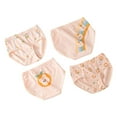 thumbnail image 1 of lnmuld 4PCS Girls Cotton Boxer Briefs Underwear Set Cute Printed Briefs Comfortable Kids Shorts Soft Trunks Multipack Size:5-6 Years, 1 of 3