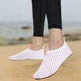 thumbnail image 1 of lnmuld Adult Solid Water Shoes Men Women Mesh Aqua Socks Non Slip Slip on Beach Swim Surf Shoes Size:10, 1 of 6