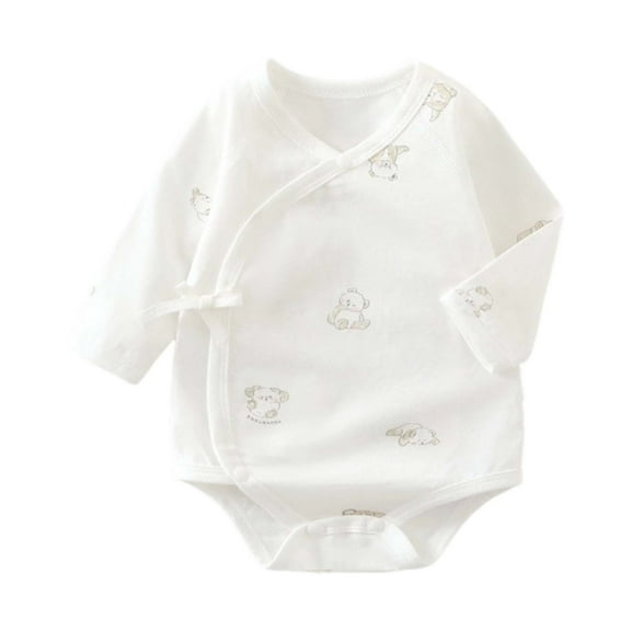 lnmuld Baby Romper Unisex Bodysuit Boys Girls Summer Thin Breathable Kimono Jumpsuit Outfit Size:2-5Months