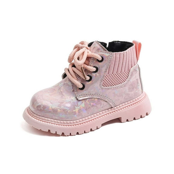 lnmuld Boots for Girls Toddler Girls Warm Knit Ankle Boots Cozy Winter Footwear Stylish Everyday Booties for Cool Weather and Outdoor Adventures