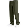 thumbnail image 1 of lnmuld Boy Pants,Boys Casual Loose Fit Wide Leg Joggers Sweatpants Elastic Waist Drawstring Comfortable Long Pants for Kids Daily Wear Active Play School Outdoor Size:11-12 Years, 1 of 5