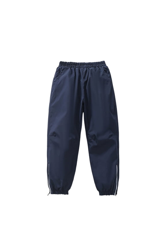 Boys and Girls Snow Pants Winter Windproof Lined Thermal Pants for Kids Outdoor Skiing Hiking Trekking Adventure Winter Trousers with Reinforced Knees Size:6-7 Years