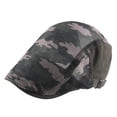 thumbnail image 1 of lnmuld Camo Mesh Flat Cap Breathable Ivy Newsboy Adjustable Driving Cap for Men Summer Size:One Size, 1 of 3