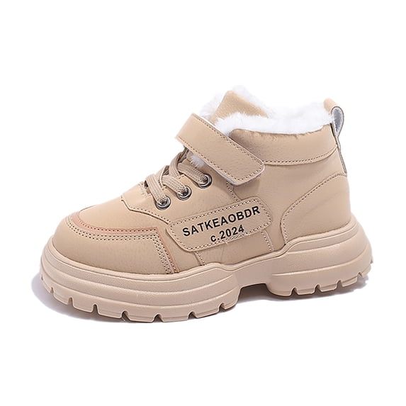 lnmuld Winter Boots for Girls Girls Winter Boots Casual Comfort Warm Non Sole Durable Everyday Footwear for Cold Weather and School