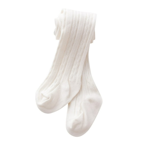 lnmuld Cotton Socks Baby Knit Tights Footed Leggings Stocking Pants for Girls Boys Soft Warm Comfortable Stretchable Non- Grip Soles Everyday Outfit Size:6-12 Months