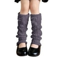 thumbnail image 1 of lnmuld Cotton Socks Girls Knitted Leg Warmers Thermal Winter Boot with Adorable Pompoms Thick Ankle Sleeves for Youth Children Toddler Cold Weather Outdoor Activities Size:One Size, 1 of 4