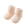 thumbnail image 1 of lnmuld Cotton Socks Non Socks for and Toddlers with Dotted Grip Sole Design Soft Breathable Everyday Wear Comfortable Baby Footwear Size:0-1 Years, 1 of 2