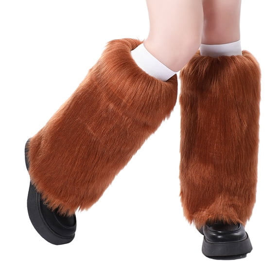 lnmuld Cute Leg Warmers Women's Winter Leg Warmers Soft Knitted Boot Ankle Warmers for Cold Weather Comfort Size:One Size