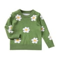 thumbnail image 1 of lnmuld Cute Sweaters Kids Baby Girls Cartoon Crewneck Sweater Pullover Warm Long Sleeves Tops Size:2-3 Years, 1 of 7
