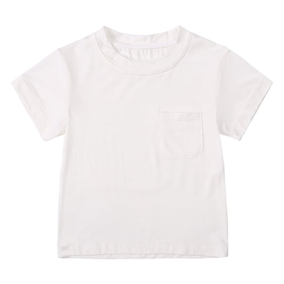 lnmuld Cute Tops Cool Comfort Summer Short Sleeve Tee Shirts for Toddler Boys and Girls with Prints Size:6-12 Months