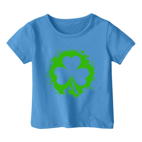 lnmuld Cute Tops St Patrick's Day Casual Short Sleeve Tee for Toddler Girls and Boys Festive Irish Theme Top Size:6-7 Years