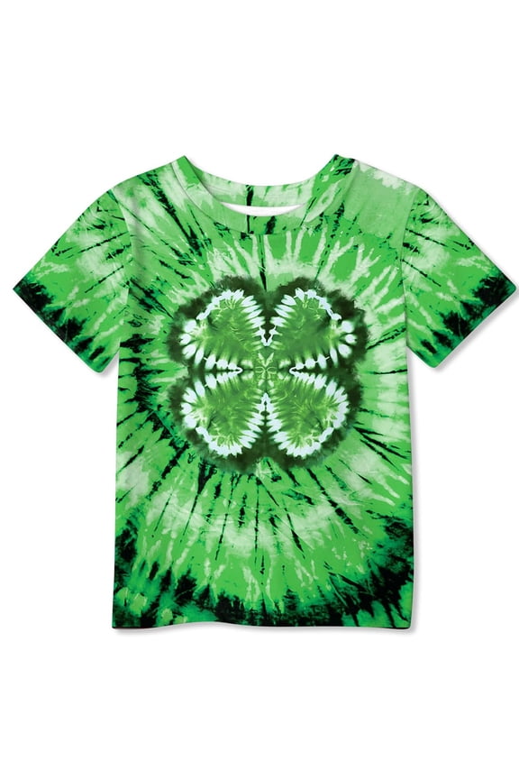 Cute Tops St Patricks Day Kids Short Sleeve Shirt for Boys and Girls Holiday Themed Tee Size:10-12 Years