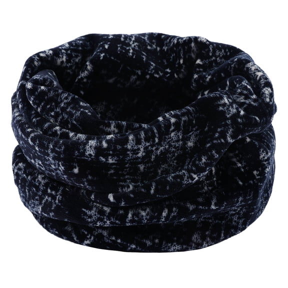 lnmuld Double Knit Printed Neck Warmer Scarf for Men and Women Autumn Winter Fashion Accessory Size:One Size