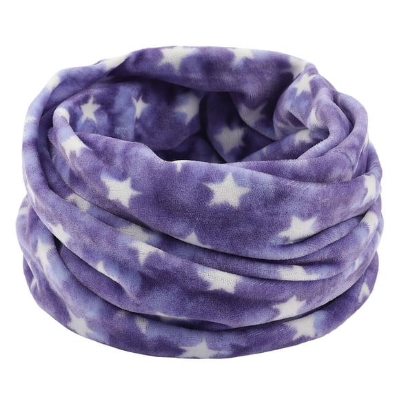 lnmuld Double Knit Printed Neck Warmer Scarf for Men and Women Autumn Winter Fashion Accessory Size:One Size
