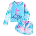 thumbnail image 1 of lnmuld Girls 2 Piece Long Sleeve Sun Protective Swim Dress Pants Set Summer Beach Pool Swimwear Size:11-12 Years, 1 of 8