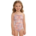 thumbnail image 1 of lnmuld Girls Adjustable One Piece Swimsuit Beach Swimwear Size：7-8 Years, 1 of 3