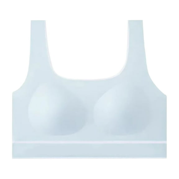 lnmuld Girls Bras Training and Sports Bras for Teenagers Comfortable Soft Solid Color Supportive Undergarments Size:11-14 Years