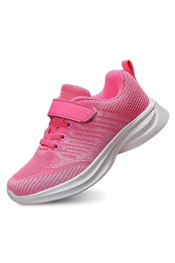 Girls Breathable Mesh Sneakers - Lightweight Casual Shoes for Everyday & School Wear - Comfortable Teen Athletic Footwear Size:10.5-11 Years