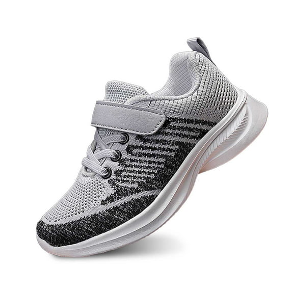 lnmuld Girls Breathable Mesh Sneakers - Lightweight Casual Shoes for Everyday & School Wear - Comfortable Teen Athletic Footwear Size:12-12.5 Years