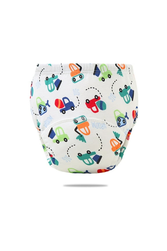 Girls Cotton Boxer Briefs Training Underwear Leakproof Absorbent Potty Learning Pants Comfortable Breathable Design for Toddlers Size:0-6 Months