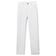 thumbnail image 1 of lnmuld Girls Dress Pants High Stretch Kids School Slacks with Pockets Comfortable Flat Front Adjustable Waist Size:15-16 Years, 1 of 7