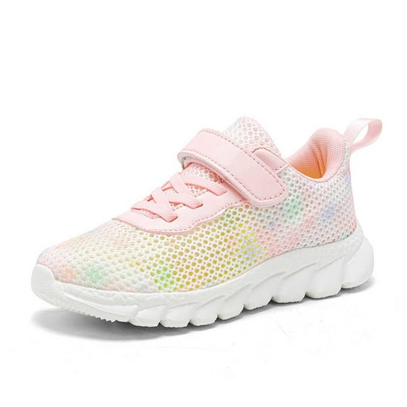 lnmuld Kids Sneakers Girls Sneakers Lightweight Comfortable Everyday Casual Shoes for Kids Durable Design with Pants and Tops Easy Clean All Season Footwear Kids Sneakers Girls Size:8-9 Years