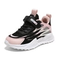 thumbnail image 1 of lnmuld Girls Sneakers Children'S Fashion Mesh Lace Up Sneakers Color Matching Casual Comfortable Running Shoes Size：11, 1 of 9