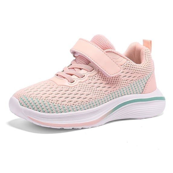 lnmuld Girls Sneakers Lightweight Breathable Mesh Athletic Running Sports Shoes for Kids Size:5.5-6 Years
