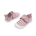 thumbnail image 1 of lnmuld Girls Sneakers Toddler Girls Everyday Walking Sneakers Lightweight Canvas Casual Footwear with Secure Hook Loop Closure for Kids Size:5.5-6 Years, 1 of 6