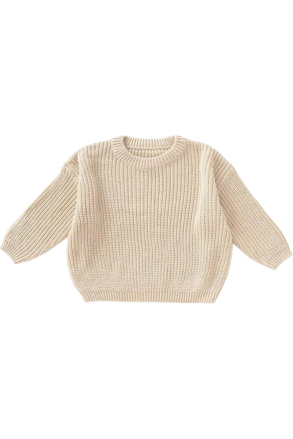 Girls Sweaters Solid Color Embroidered Name Knitwear for Baby Girls Winter Warm Sweater Soft Toddler Clothing Autumn Top Size:3-4 Years